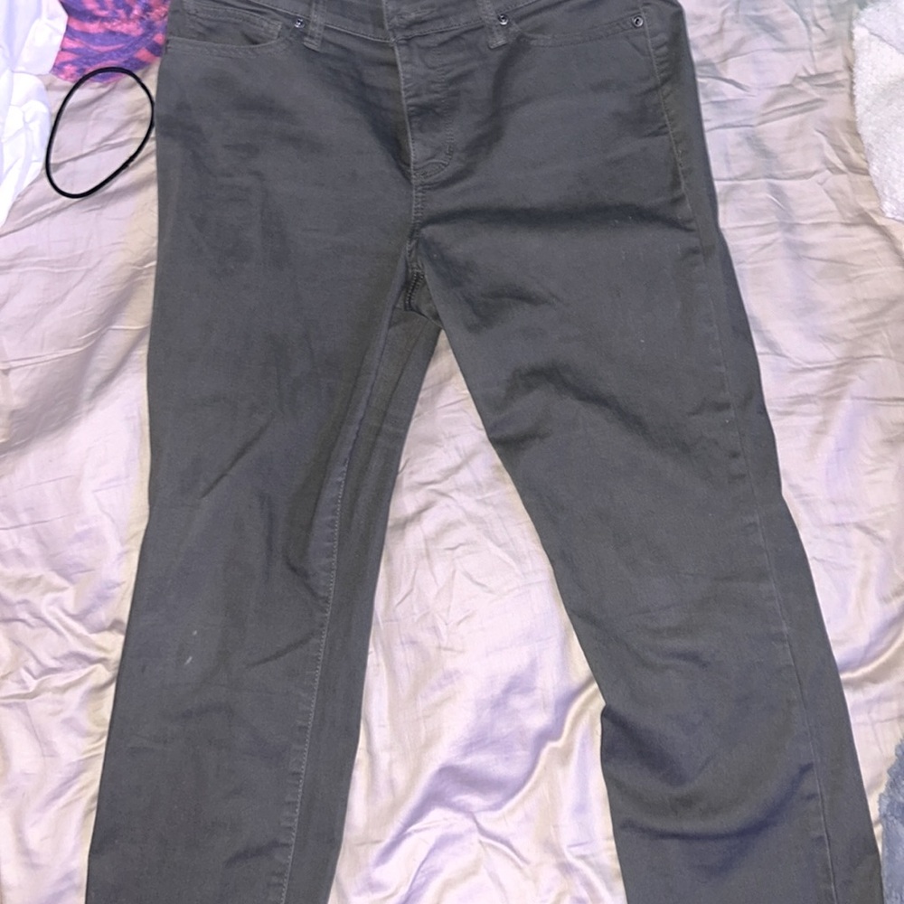 Nice green jeans very tight fitted